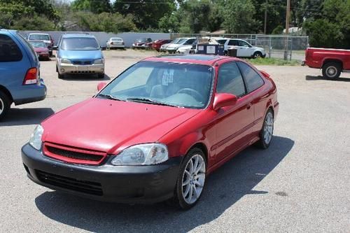 2000 honda civic 2 door not running no reserve auction