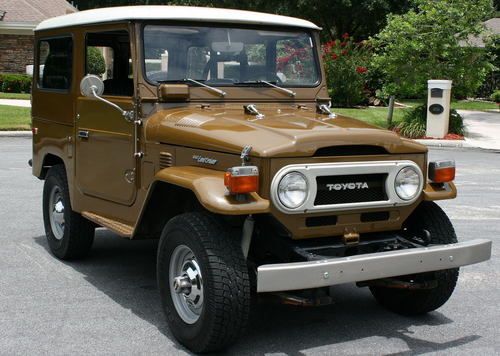 Unmolested rust free  -1976 toyota landcruiser fj40 4x4 - 96k miles