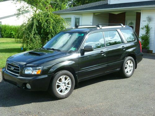 2004 subaru forester xt - manual/turbo - java black pearl,  "local pickup"