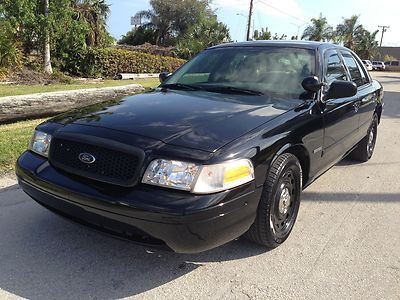 P71 police interceptor pursuit car *bad boy black* ford crown vic cruiser