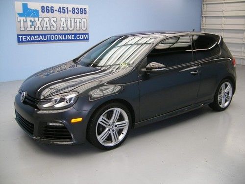 We finance!!  2012 volkswagen golf r turbo awd 6-speed roof nav 1 own texas auto