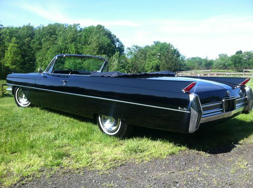 1964 cadillac deville convertible no rust great driver new top last year fins