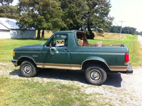 1989 ford bronco eddie bauer sport utility 2-door 5.8l