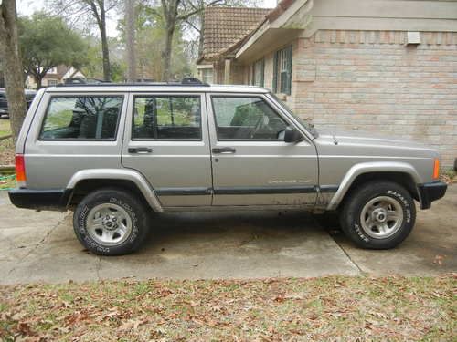 2001 jeep cherokee sport 4-door 68k miles power windows locks cold ac excellent