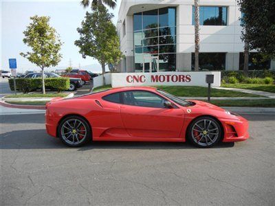 2008 ferrari f430 scuderia coupe in rosso corsa 9,753 miles no stripe also 2009