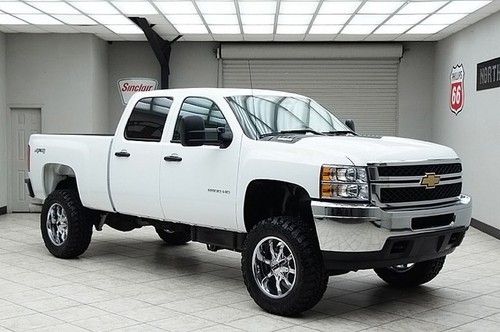 2012 chevy 2500hd diesel 4x4 ls crew cab lifted 20s 1 texas owner