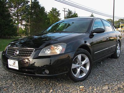 06 altima 2.5 s only 73k miles black new brakes moonroof 30-mpg auto cold ac nj
