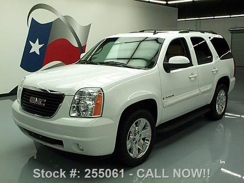 2008 gmc yukon slt sunroof nav dvd rear cam 20's 58k mi texas direct auto