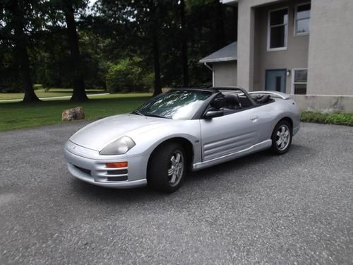 2001 mitsubishi eclipse spyder gt convertible runs good great car good looking