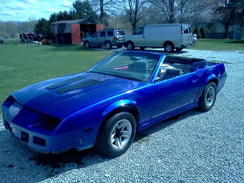 1988 camaro convertible