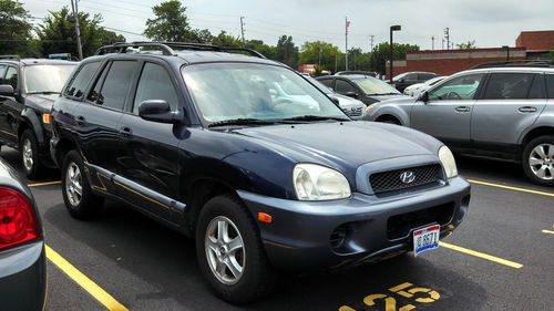 2004 santa fe suv, 4cyl engine, automatic, 2wd, cruise control