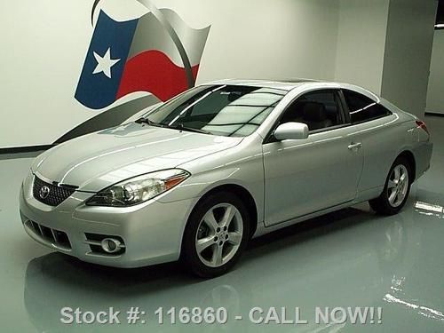 2007 toyota  solara sle v6 sunroof htd leather nav 43k texas direct auto