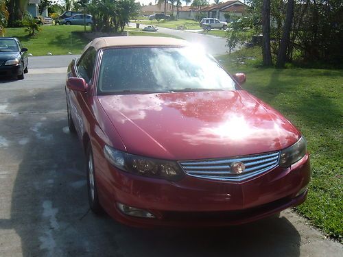 2002 toyota solara sle convertible 2-door 3.0l