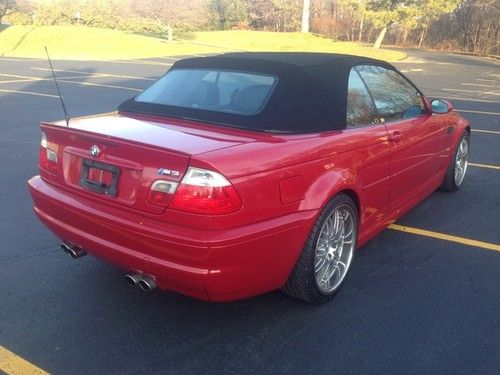 Red bmw m3 convertible