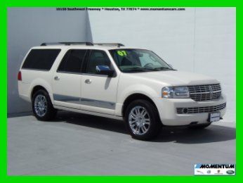 2007 lincoln navigator l 94k mile*leather*sunroof*3rd row*rear dvd tv*navigation