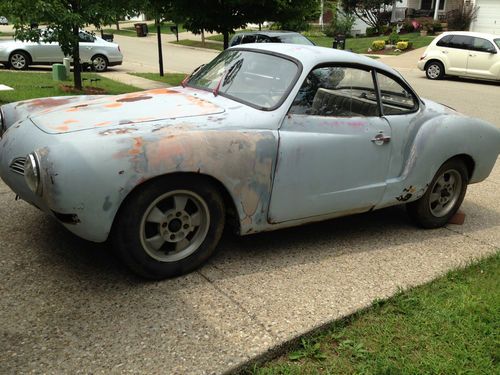 1970 vw karmann ghia project car with a lot of extras (over $1000 in parts)