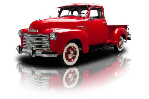 Frame off restored 3100 pickup 235 inline 6 3 speed