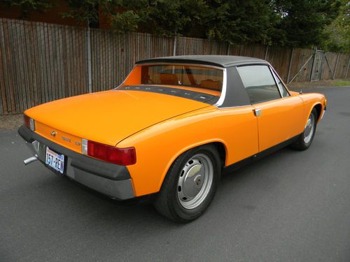 Very original low mileage  signal orange porsche 914 driver