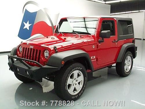 2009 jeep wrangler x hard top 4x4 6-speed cd audio 42k texas direct auto