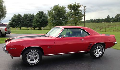 1969 camaro z28 clone! 350 eng / 4 spd trans! red / black z stripes!