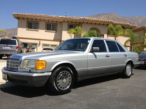 !! 1991 mercedes benz 560sel 560 sel ! clean title ! exlnt cond ! no reserve !!