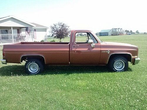 1986 chevrolet pickup truck rust free tennessee truck 82 83 84 85 87