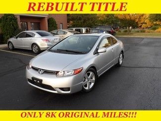 2008 honda civic ex only 8k original miles one owner very, very clean!!!!