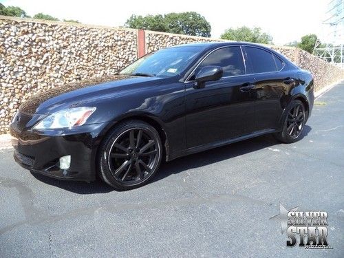 07 is250 luxury sport/loaded/navi/xenon/sunroof/alloys/blackedition/tx!