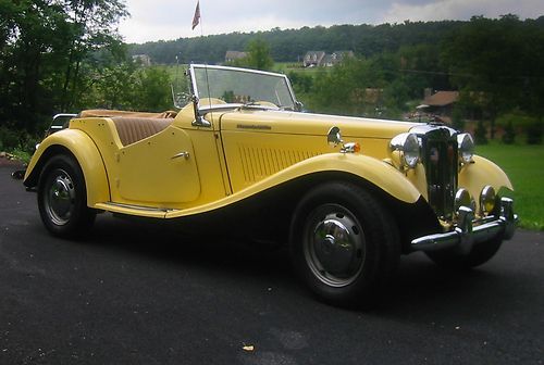 1952 mgtd  bcw rare schweppes special edition