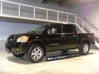 2012 nissan titan crew cab pro-4x, 12k miles, leather, very clean inside and out