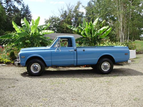 1971 chevrolet cheyenne 20 3/4 ton 4x4,1 owner barn find,original w/46k.act.mile