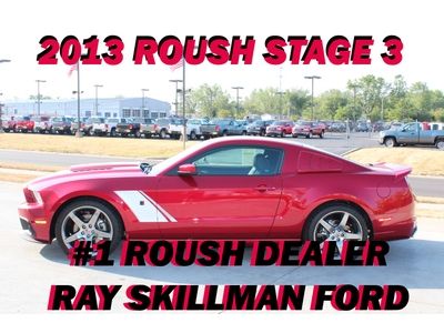 2013 roush stage 3 tvs2300 supercharged 5.0 302 13 rs3 track package v8