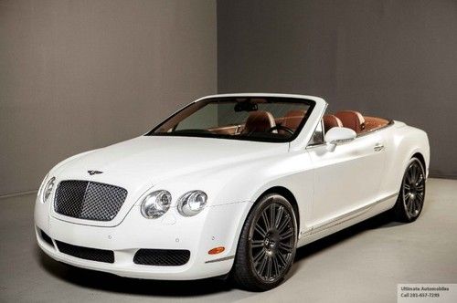2007 bentley continental gtc convertible nav cwp leather xenons w-12 twin turbo!