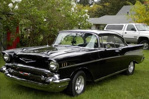 57 chevy bel air 5 speed manual 9k miles 350 v-8