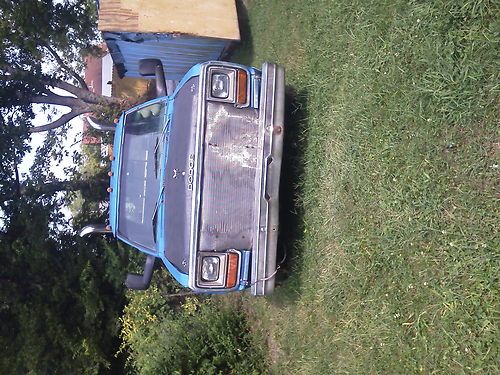 Dodge ram d350 cummins chassis with a 1983 d150 crew cab body and 8 foot bed