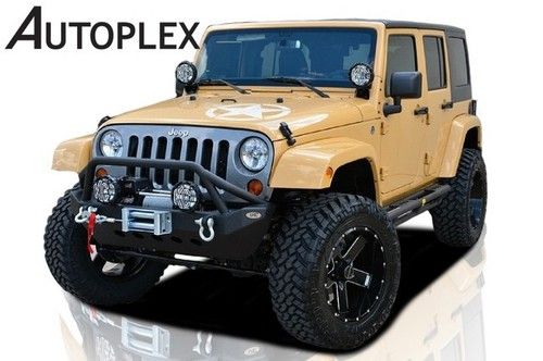 2013 jeep wrangler unlimited sport 4 skyjacker lift 20 wheels toyo mud terrain