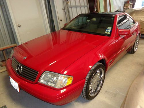 1997 mercedes-benz sl600 convertible/ panorama hardtop, 6.0l