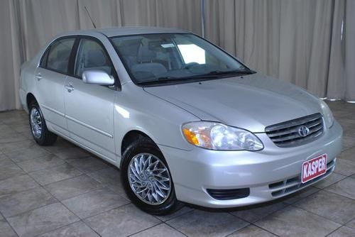 2004 toyota corolla w/ carfax one owner fuel efficient
