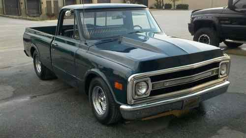 1969 c-10 cheverlet pickk up 350 built engine forrest green