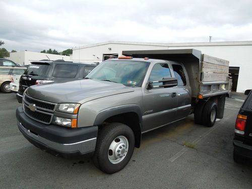 2006 chevy 3500 extended cab dump truck, 4x4