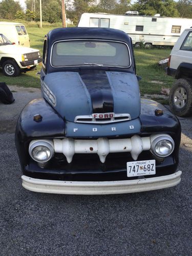 1952 ford f1 pick up truck rat  rod low rider five star lowered antique classic