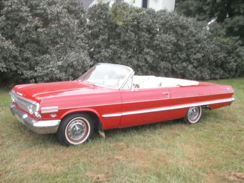 1963 chevrolet: chevy impala convertible