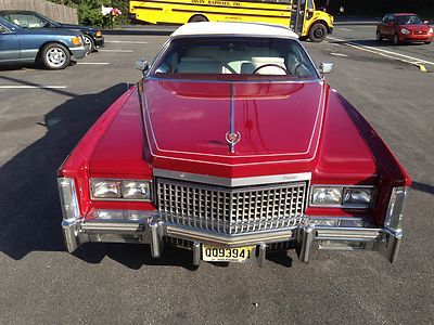 Restored, low mileage 1976 cadillac eldorado convertible