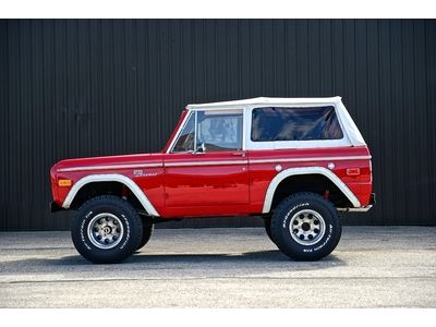 1974 ford bronco ford racing crate engine, automatic, restored, ready to drive
