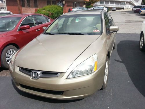 2003 honda accord ex-l sedan 4d golden gray excellent