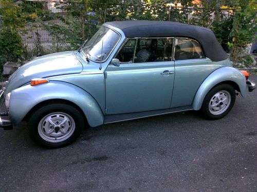 1979 volkswagen super beetle base convertible 2-door 1.6l