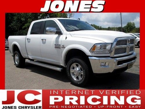 New 2013 ram 2500 4wd crew cab laramie diesel msrp $60665 bright white