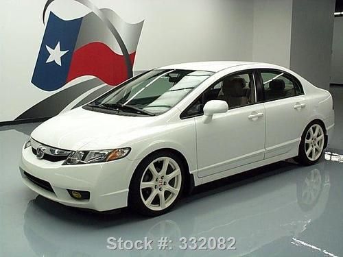 2009 honda civic lx sedan auto cd audio 18" wheels 63k texas direct auto