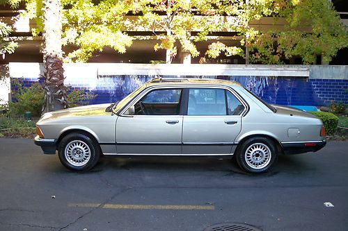 1983 rare euro 733i bmw,automatic,small bumpers, claif clean title,no rust ,nice