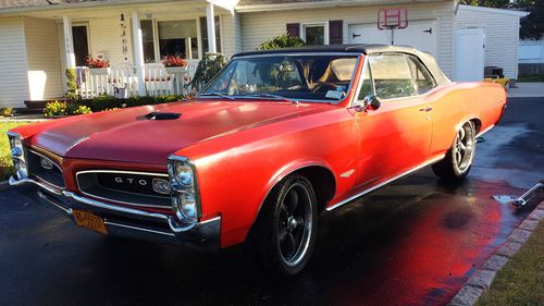 1966 pontiac gto convertible 4spd